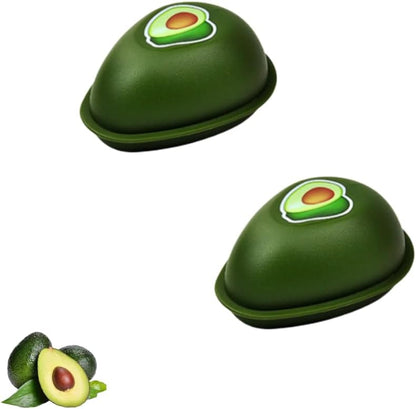 2 Pack Avocado Storage Containers Reusable Refrigerator Avocado Saver Container Keep Avocado Fresh for Leftover Avocado Storage Holder for Fridge