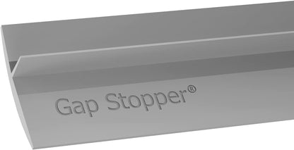 Gap Stopper® Pro - 21" Gray, Professional Grade, FDA Heavy 8.6 oz Silicone, Set of 2, Covers Gap between Stove & Countertops