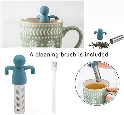 Leden Tea Infuser for Loose Leaf Tea Extra Fine Mesh Tea Steeper Gray