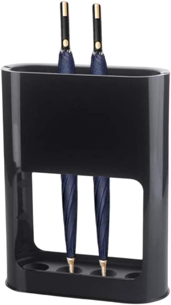 Umbrella Stand Entryway Umbrella Holder Umbrella with Removable Drip Tray Black, Umbrella Organizer