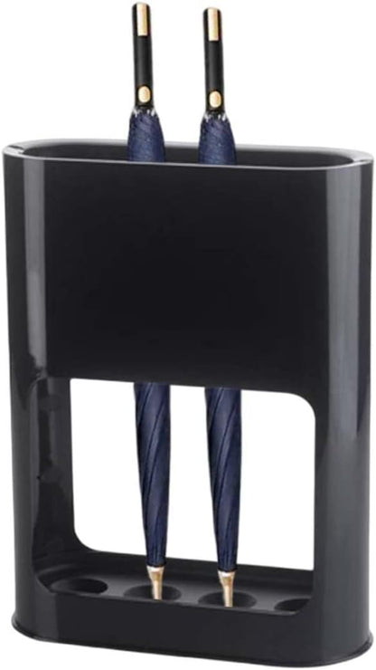 Umbrella Stand Entryway Umbrella Holder Umbrella with Removable Drip Tray Black, Umbrella Organizer