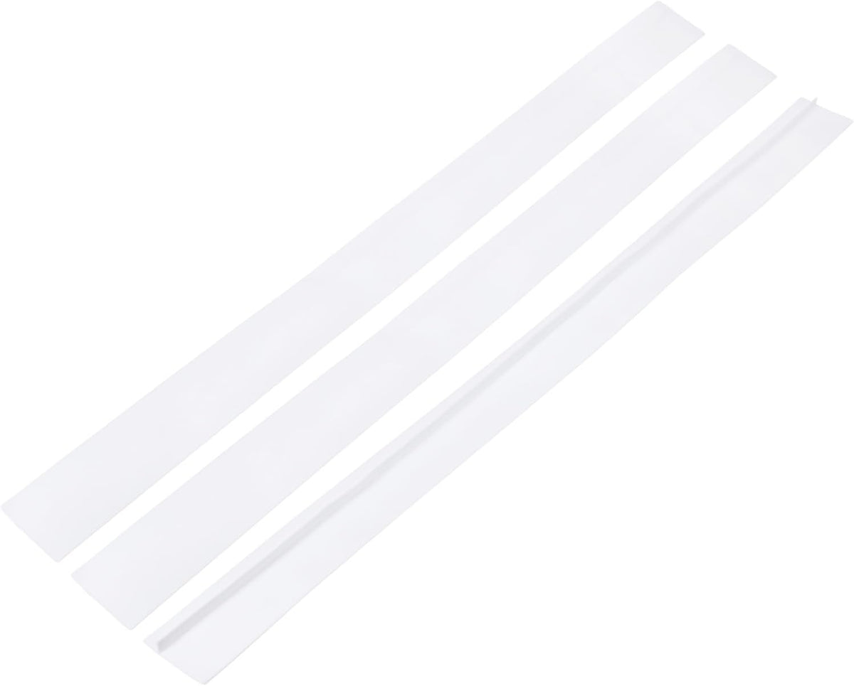 PATIKIL 25 Inch Silicone Stove Gap Covers, 3 Pcs Heat Resistant Kitchen Stove Gap Fillers for Ovens Stovetop Counter Washer Dryer, Gray
