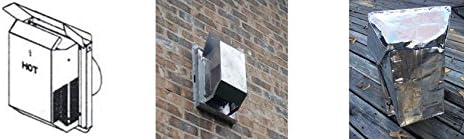 Direct Vent Fireplace Termination Cap Cover #3 - Lennox 4.5 HT-2 Horizontal Termination Cap