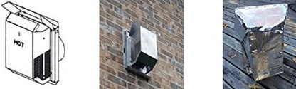 Direct Vent Fireplace Termination Cap Cover #3 - Lennox 4.5 HT-2 Horizontal Termination Cap