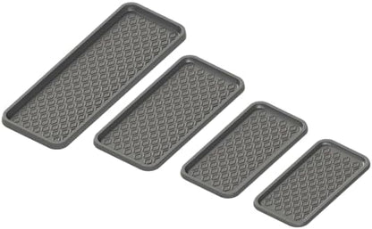 Sun Dolphin Boot Tray for Entryway Indoor, Heavy Duty Plastic Shoe Tray, Water Resistant Shoe Mat Tray Multipurpose Boot Mat