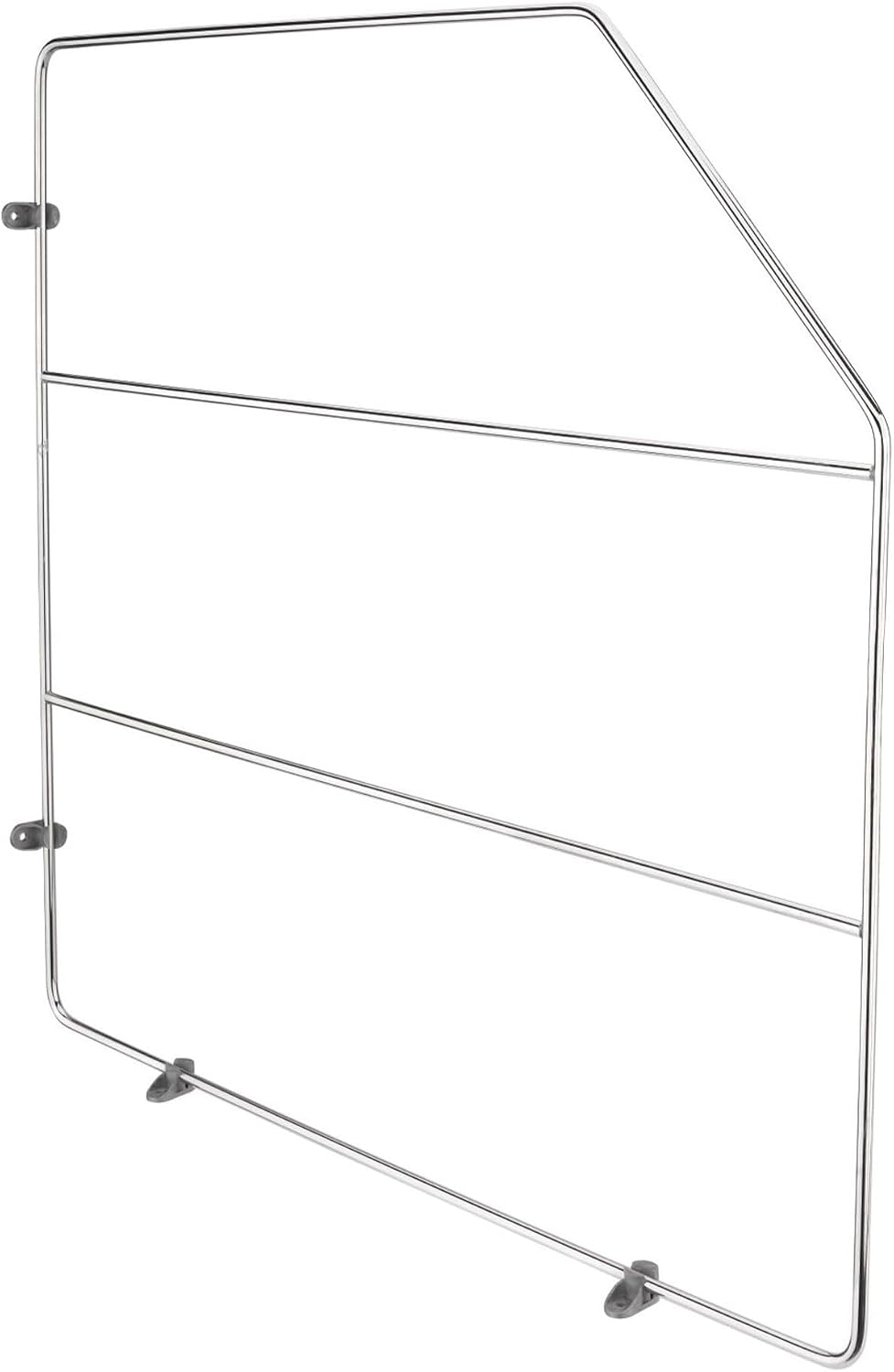 Rev-A-Shelf 12" Bakeware and Tray Divider for Wall/Base Cabinets, Chrome | Baking & Cookie Sheet Organizer, Min Opening Width of 3", 597-12CR-2-1
