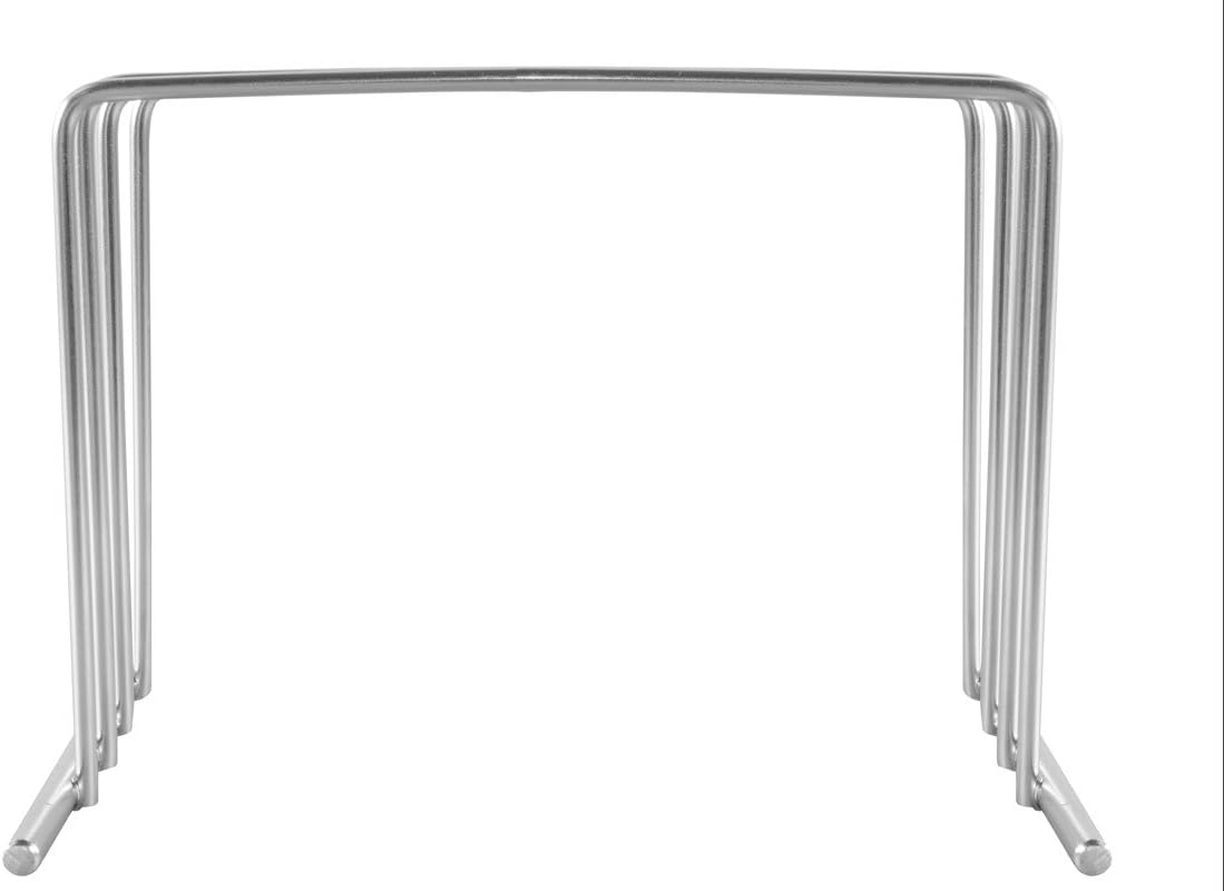 Commercial Cutting Board Rack, Fits 1" Thick Baking Pans and Sheets for Organizer - NSF Stainless Steel, Holds 6 Boards