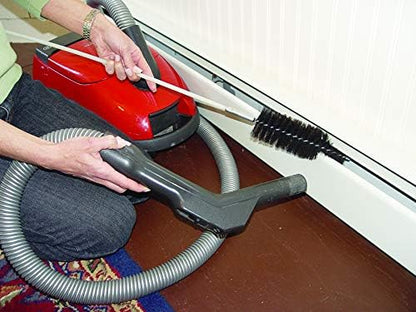 Dryer Vent Duct Cleaning Kit - Gardus RLE202 LintEater Rotary Dryer Vent Cleaner Kit, Removes Lint, Dryer Vent Cleaning System Extends Up to 12’ with 4 Flexible 3' Rods, Air Duct Cleaning Tools