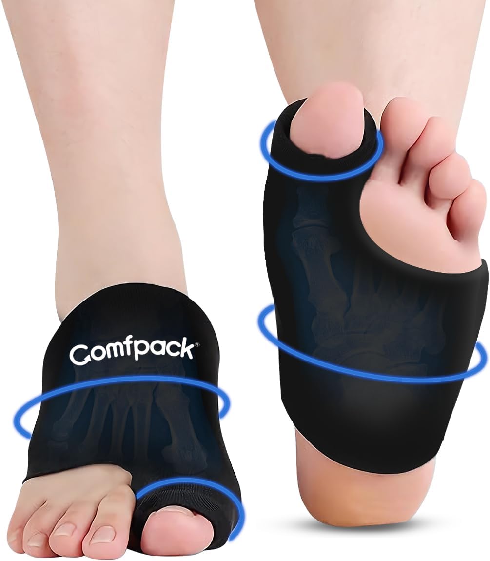 Comfpack Foot Ice Pack Toe Wrap for Bunion, Gout, Plantar Fasciitis Relief