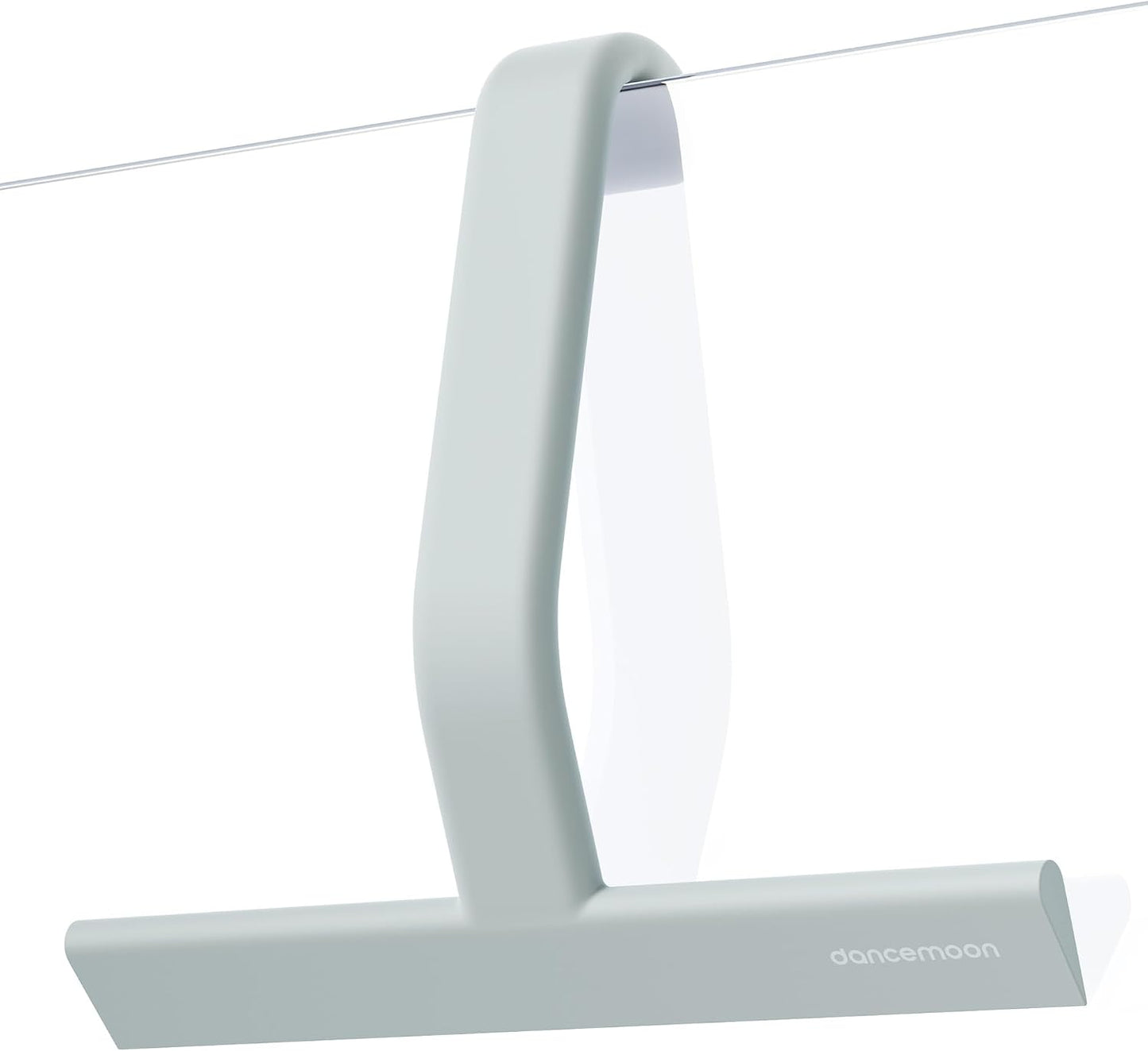 JustHang Shower Squeegee with Built-in Hook, 10-Inch Black | Award-Winning Design, All-One-Piece Soft-Touch Silicone, for Glass Door, Bathroom, Window, Mirror, Tile Wall, Car