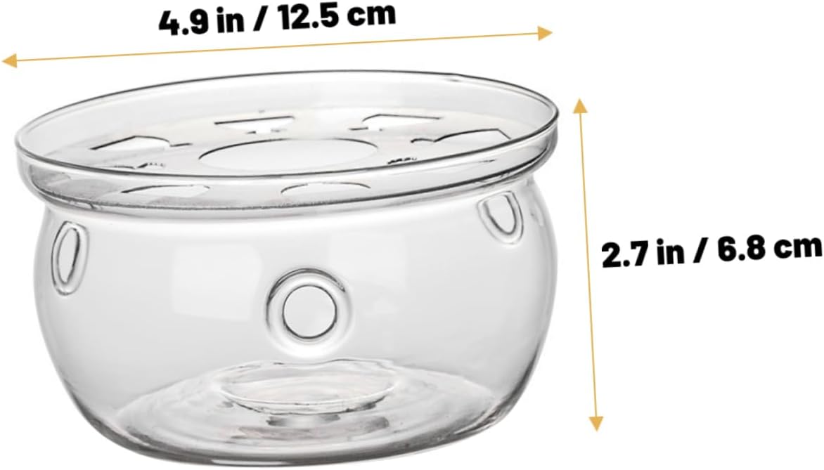 Tea Ceremony Accessory Insulated Glass Teapot Base Electric Warmer Tea Holder Non-Slip Teapot Stand
