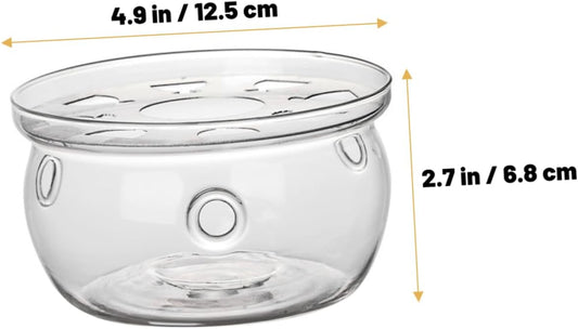 Tea Ceremony Accessory Insulated Glass Teapot Base Electric Warmer Tea Holder Non-Slip Teapot Stand