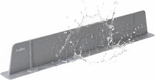 1 Pack Sink Splash Guard for Faucet, Kitchen Water Guard, Gray
