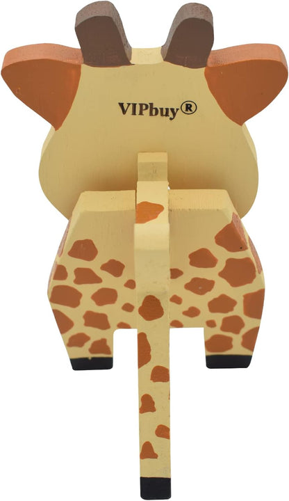 Creative Glasses Holder Stand, 3D Wooden Puzzle Animal Eyeglass Stand Home Office Desk Décor Gift (Cat)