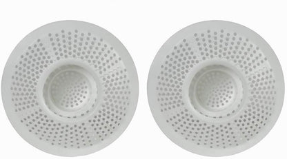 Hairstopper Drain Cover Hair Catcher for Shower and Bathtub, Protects Against Clogs Without Blocking Water Flow, White, 3 Pack | Protects Against Clogs Without Blocking Water Flow, Fits Most Standard Size Shower and Bathtub Drains, 3 Pack