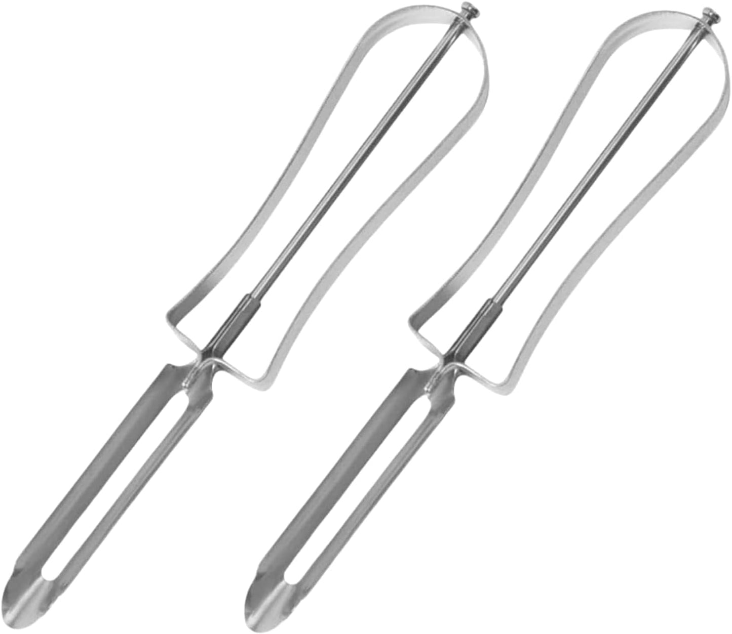 2Pcs Stainless Steel Rotary Peeler Multi-function Peeling Knife,potato Carrot Hand Peeler Food Fruit Vegetable Cutter Kitchen Tools,Home Outdoor Peelers Kitchen Utensils and Gadgets