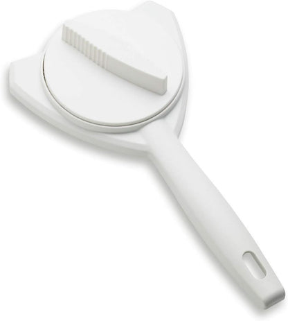 KUHN RIKON Strain-Free Gripper Opener for Jars and Bottles, 10 x 5 x 2.25 inches, White