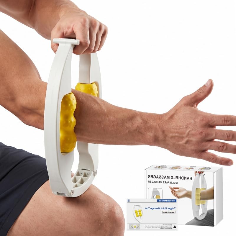 Arm Massager & Forearm Massager, Adjustable Muscle Roller for Tennis Elbow