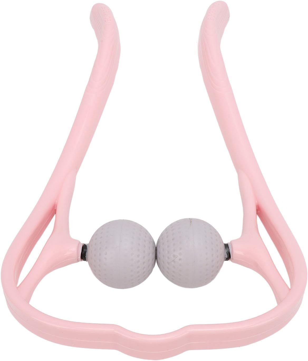 Dual Point Shiatsu Neck Massager Ergonomic Handle Deep Tissue Neck Shoulder Massager for Home Office