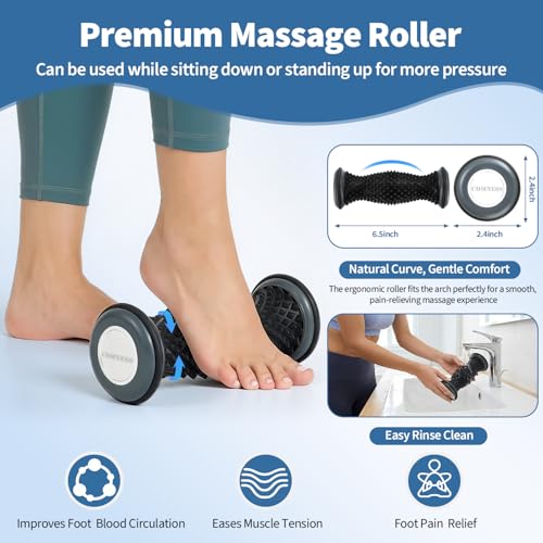 Foot Roller Massage and Calf Stretcher