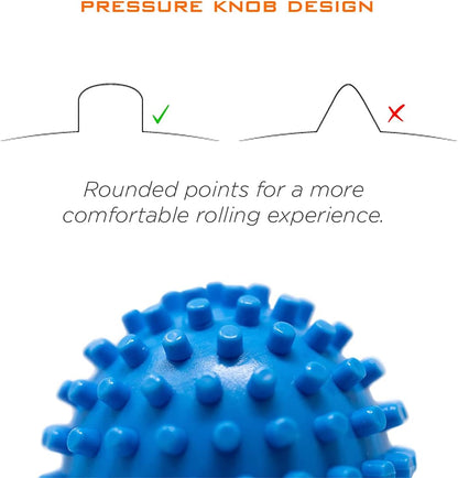 ProStretch Footy, Textured Massage Ball for Plantar Fasciitis & Foot Pain | Textured Spiky Massage Ball for Foot Pain Relief, Muscle Soreness & Deep Tissue Therapy