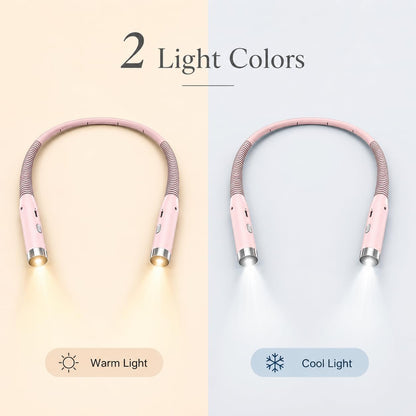 Neck Book Light, Black | Reading Lights for Books in Bed, 3-Level Brightness LED, Hands-Free, USB Rechargeable, Long-Lasting, For Reading