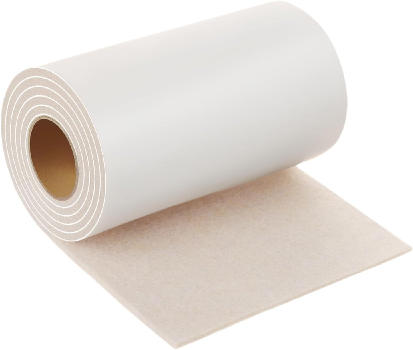 Felt Strips with Adhesive Backing Heavy Duty Cuttable Felt Tape Roll Furniture Pads for Chair Legs - Protecting Hardwood Floors, Chair Wall Protector (Black, 80 x 0.5 x 0.14 Inch)