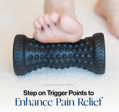 Tumaz Foot Roller & Massage Ball 3-in-1 Set | Foot Roller, Spiky & Lacrosse Balls | Ergonomic Design | Deep Tissue Massage | Foot Relaxation & Recovery