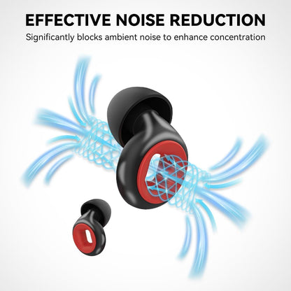 Silicone Sleep Ear Plugs, 35dB Noise Reduction Reusable Earplugs, Comfortable Hearing Protection for Sleeping, Travel, Work, Concerts and Motorcycling