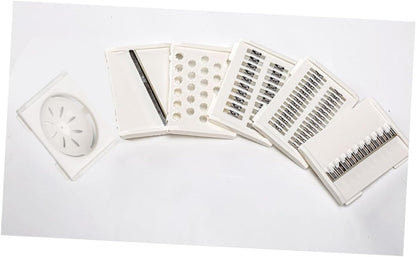 COLLBATH 1Set Wheat Straw Vegetable Slicer Grater Multifunctional Food Cutter with Molded Finger Guard for Safe Use in Kitchen Manual Veggie Chopper Cheese Grater Nordic Powder