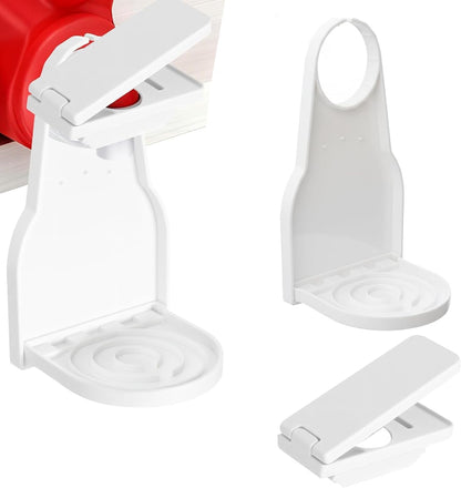 1 Pack Laundry Detergent Cup Holder,Nozzle Upgraded Labor Saving Switch,Reusable Laundry Detergent Cup Holder with Press Switch,Drip Catcher,for Laundrys Room Organization and Storage