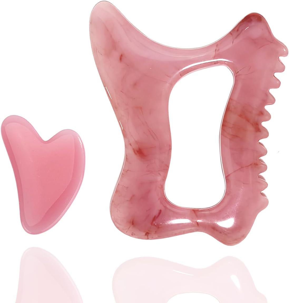 Lymphatic Massage Roller for Cellulite Remover Body Sculpting - Handheld Cellulite Massage Tool for Body Bloat Blood Circulation Lymphatic Drainage Pink