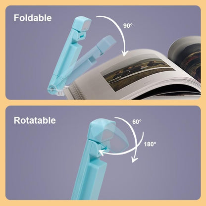 Rechargeable Book Light, Portable Clip-on LED Reading Light, 3 Amber Colors & 5 Brightness Dimmable, Compact & Long Lasting, Perfect for Book Lovers, Kids