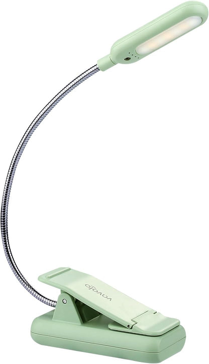 VAVOFO Rechargeable Reading Light, Clip on Book Light for Reading in Bed
