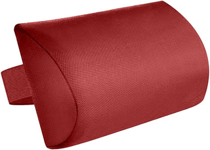 Chaise Lounge Neck Support Pillow with Adjustable Strap,Ergonomic Headrest Pillow Portable Bolster Cushion for Patio Backyard Beach Pool Garden Recliner (Orange)