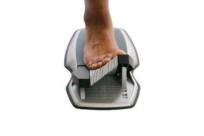 TARGET and AMPLIFY stretching of specific foot & leg muscles for Plantar Fasciitis, Achilles Tendonitis, Calf Tightness, Foot & Heel Pain, Foot & Ankle Mobility, and Toe Mobility.