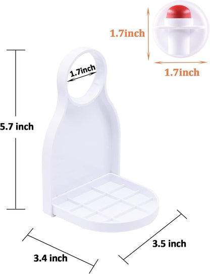 Laundry Detergent Cup Holder, Detergent Drip Catcher | Fabric Softener Liquid Tray Dispenser Organizer Drip Catcher, Laundry Accessories, Keep Laundry Room Tidy (2 Pack)