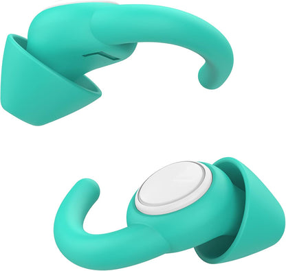 Afflatus Ear Plugs for Sleep and Noise Reduction, Soft & Comfort, 26dB | Snug Ear-Hug Fit, Side Sleep Comfort, Non-In-Ear, 2 Pairs 2 Sizes (S+L), Delicate Giftbox, Washable, Reusable