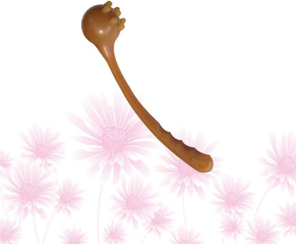 Healifty Fitness Massage Hammer Manual Back Massager for Neck Shoulder and Back Portable Body Massage Tool with Non-Slip Handle 10.62 in Rod for Self and Stress Relief