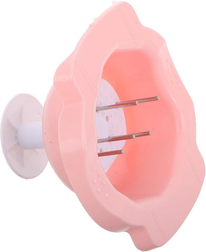 Grater Finger Guard Food Safety Holder Pink Pp for Slicing | Compatible with Most Vegetable Graters, Slicers and Peelers, Hand Protection, Comfortable Grip, Easy to Use