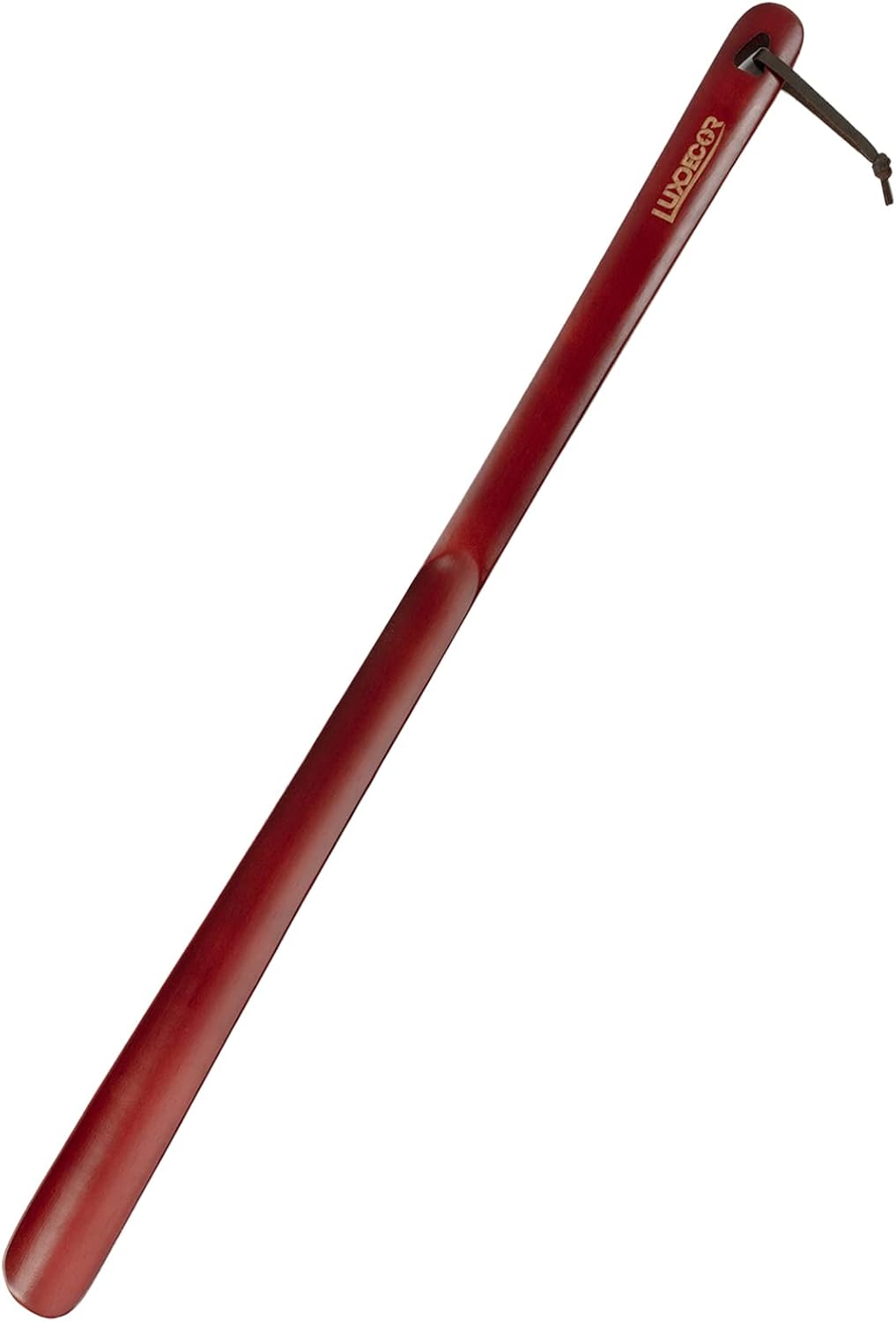 Luxdecor Long Handled Wooden Shoehorns-24in Wooden Long Handle Shoe Horn for Seinors Men Boot Jack Shoe Helper for Women