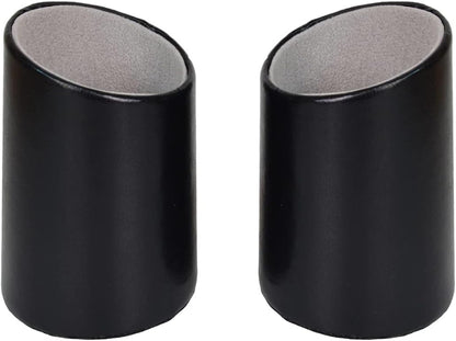 2 Pack Eyeglasses Holder PU Leather Glasses Stand Case Holder for Desks or Nightstands