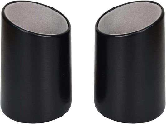 2 Pack Eyeglasses Holder PU Leather Glasses Stand Case Holder for Desks or Nightstands