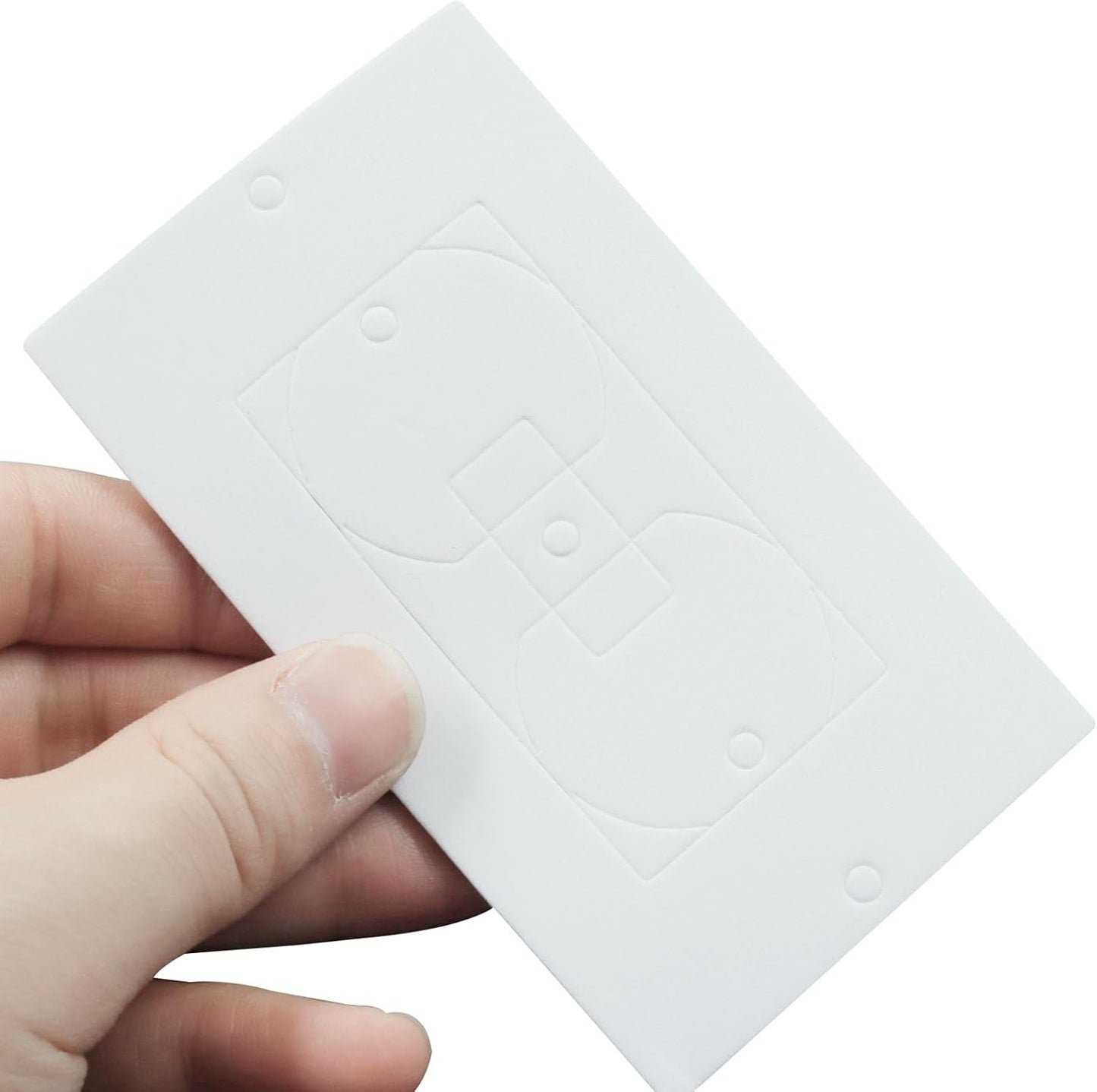 50 Pcs Electrical Outlet Insulation Pads, Double Board | Draft Sealers, Foam Gasket, Light Switch Covers, Wall Insulation Gasket