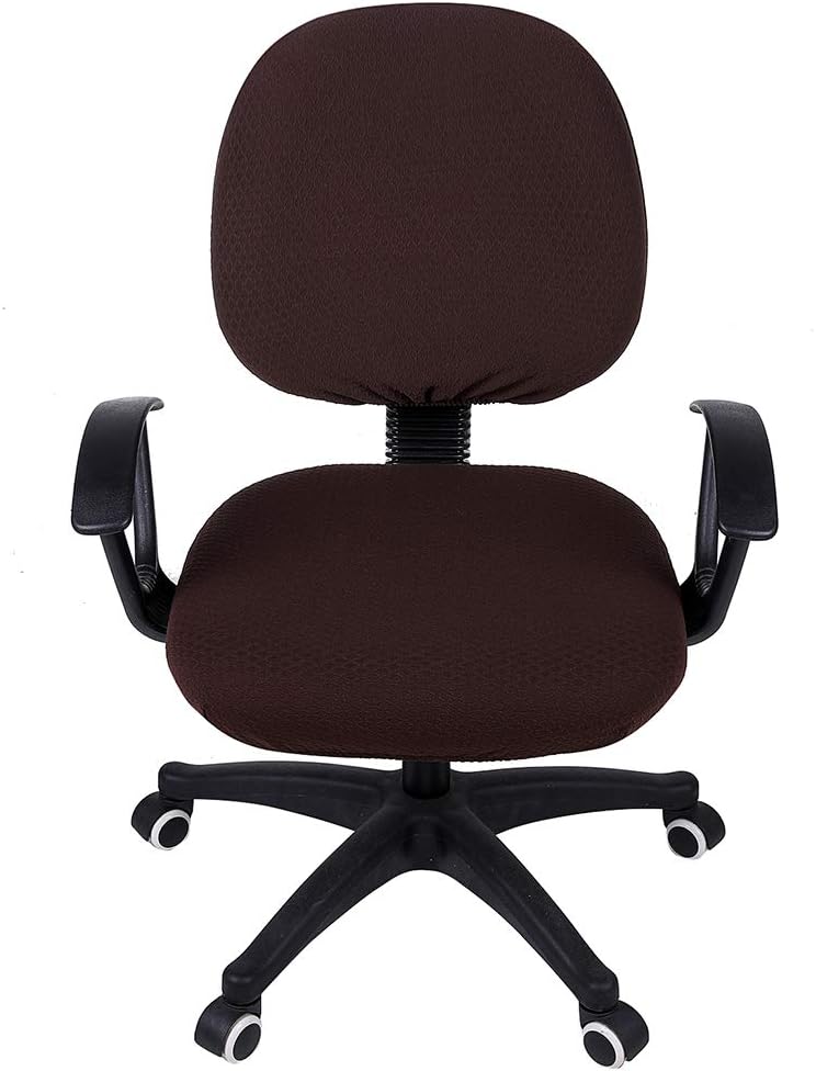 Smiry Office Computer Chair Armrest Covers, 2PCs Anti-dust Arm Rest Pad | Removable Washable Desk Chair Arm Pad Covers, Grey