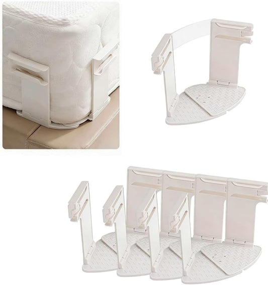 4 Pack Bed Sheet Holders for Corners,Fitted Sheet Holder with Lock Keep Sheets Firm & Tight, ,Easy Installation for Any Mattress Sizes
