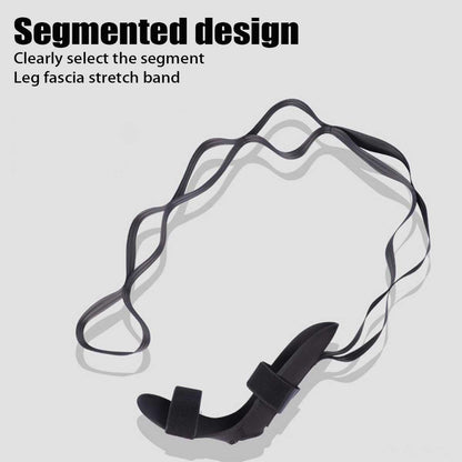 Stretching Strap with Loops and Detachable Foot,Fascia Stretcher,Foot and Calf Stretcher,Increasing Mobility,Foot Leg Stretch Strap for Yoga,Gymnastics,and Flexibility Training