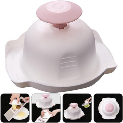 Unomor 2pcs Anti-cut Plastic Hand Guards for Kitchen Use Finger Protectors for Chopping Slicing and Grating Cooking Tool for Vegetables Fruits and Cheese