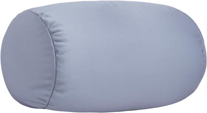 Squishy Microbead Neck Pillow, 7Inch x 12Inch Soft Travel Body Bed Pillow Bean Pillow for Kids Adult Chair Sleeping Car Seat, Fun Dormroom (Sky Blue)