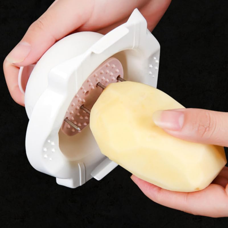 Unomor 2pcs Anti-cut Plastic Hand Guards for Kitchen Use Finger Protectors for Chopping Slicing and Grating Cooking Tool for Vegetables Fruits and Cheese